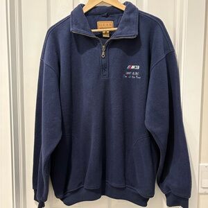 Vintage bmw m3 Navy Blue Men's fleece Sweater pullover large. 1997